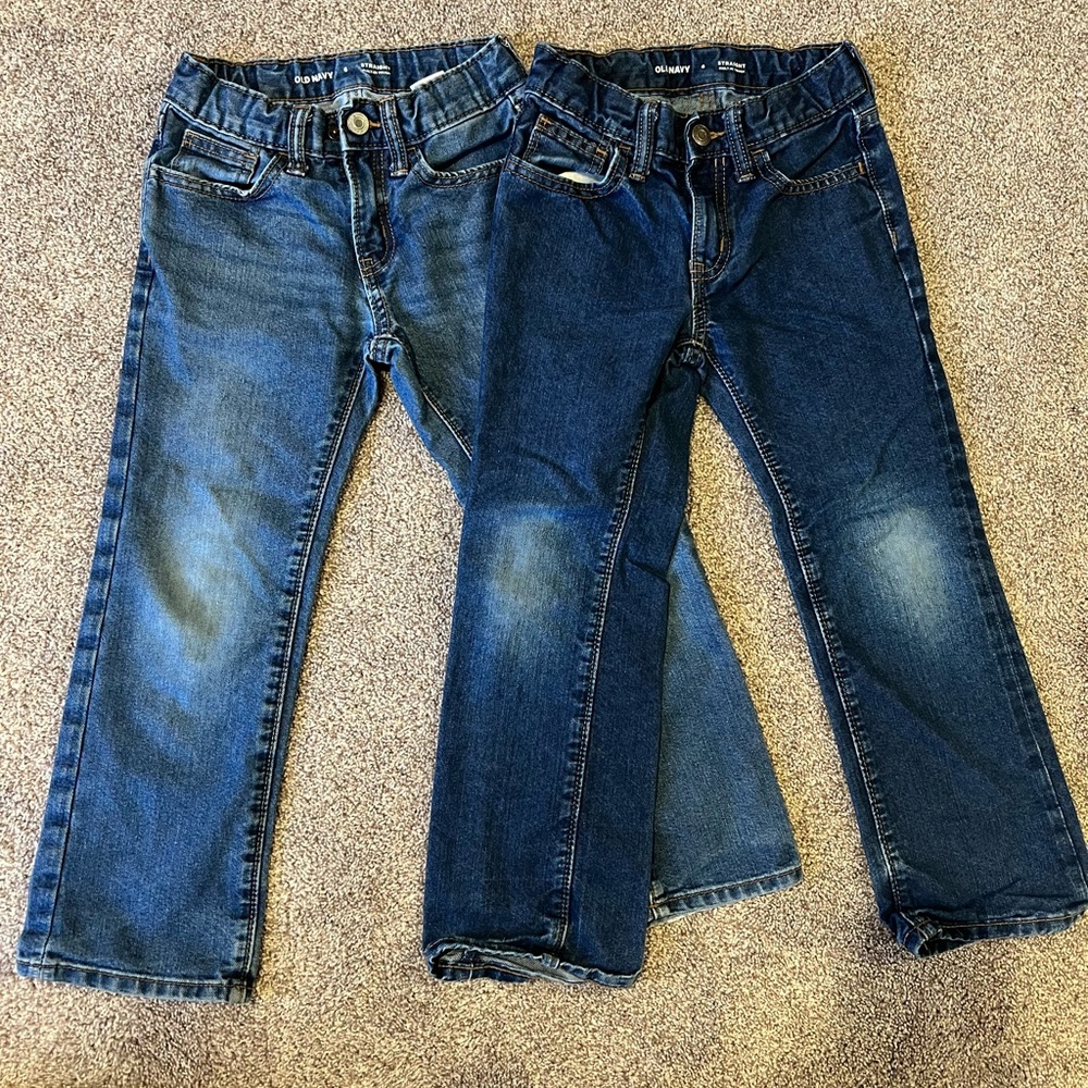 Boys Old Navy Jeans 2 pairs size 6